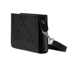 Gucci Jumbo GG Mini Leather Bag – Black