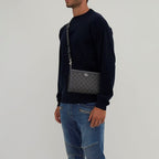 Gucci GG Supreme Ophidia Mini Clutch Crossbody Bag – Grey