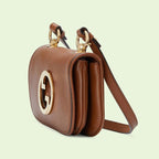 Gucci Blondie Mini Leather Shoulder Bag – Brown