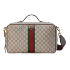 Gucci Ophidia GG Supreme Canvas Shoe Case Bag – Beige