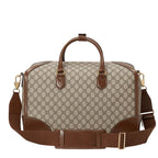 Gucci GG Supreme Canvas Interlocking G Duffle Bag – Brown