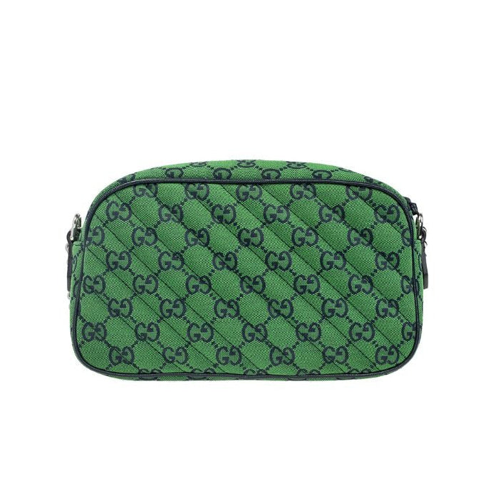 Gucci GG Canvas Marmont Small Shoulder Bag – Green