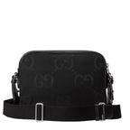 Gucci Jumbo GG Canvas Messenger Bag – Black