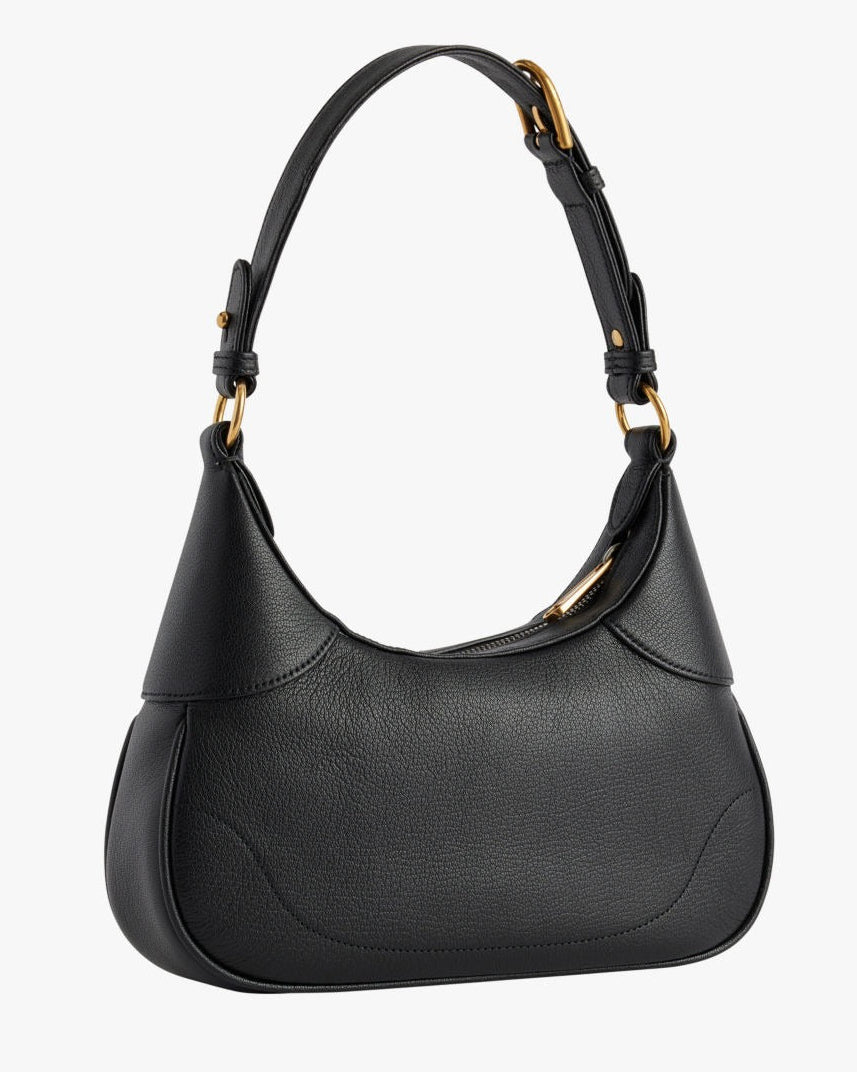 Gucci Aphrodite Small Leather Shoulder Bag – Black