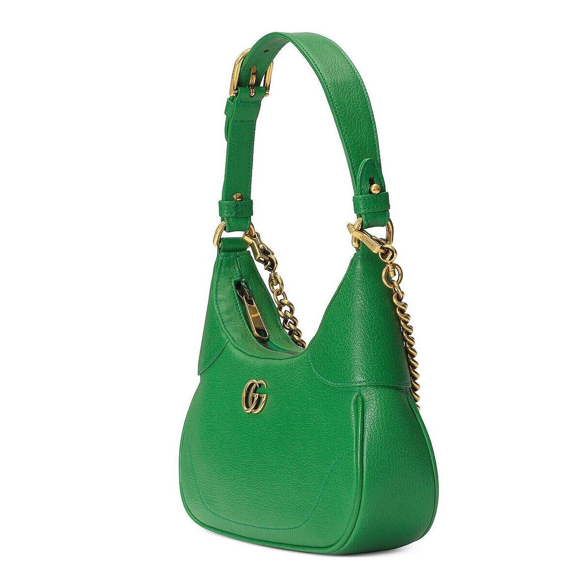 Gucci Aphrodite Small Leather Shoulder Bag – Green