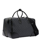 Gucci GG Supreme Canvas Interlocking G Duffle Bag – Black