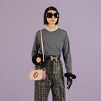 Gucci Blondie Mini Leather Crossbody Shoulder Bag – Pink