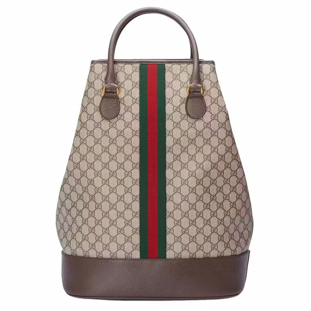 Gucci Signature GG Canvas Savoy Duffle Bag – Beige