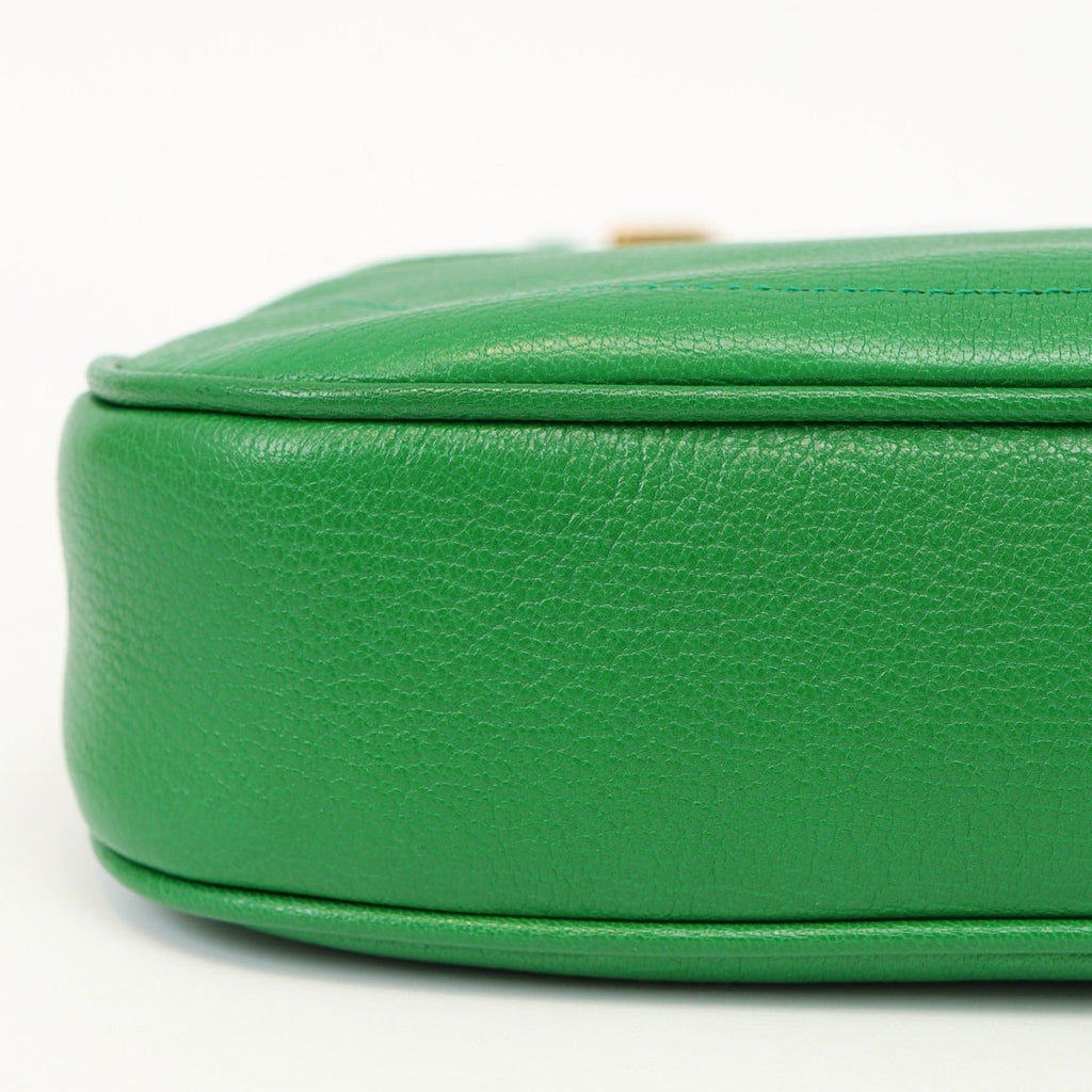 Gucci Aphrodite Small Leather Shoulder Bag – Green