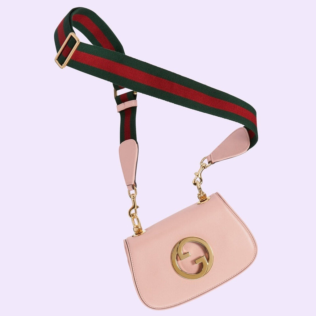 Gucci Blondie Mini Leather Crossbody Shoulder Bag – Pink