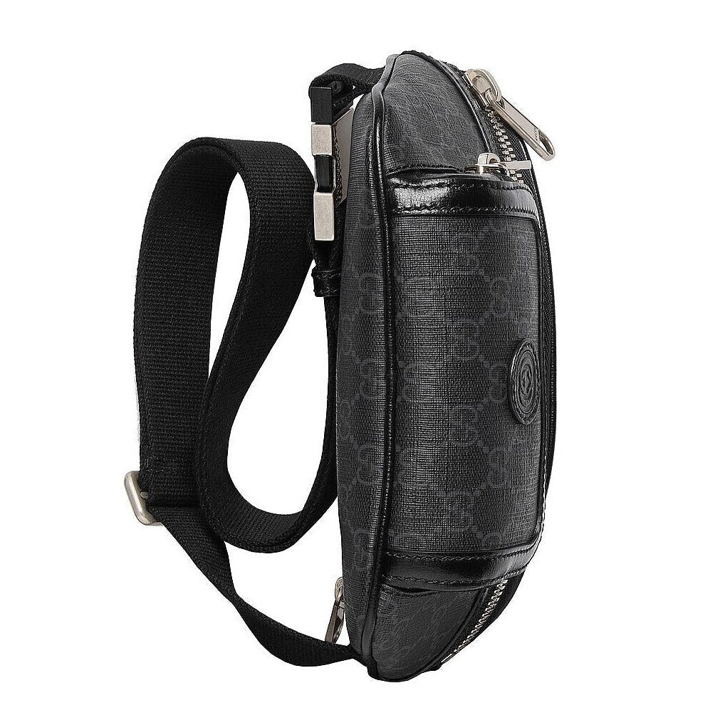 Gucci GG Supreme Interlocking G Belt Bag – Black