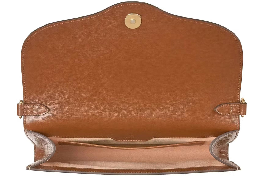Gucci Horsebit 1955 GG Supreme Canvas Small Shoulder Bag – Beige