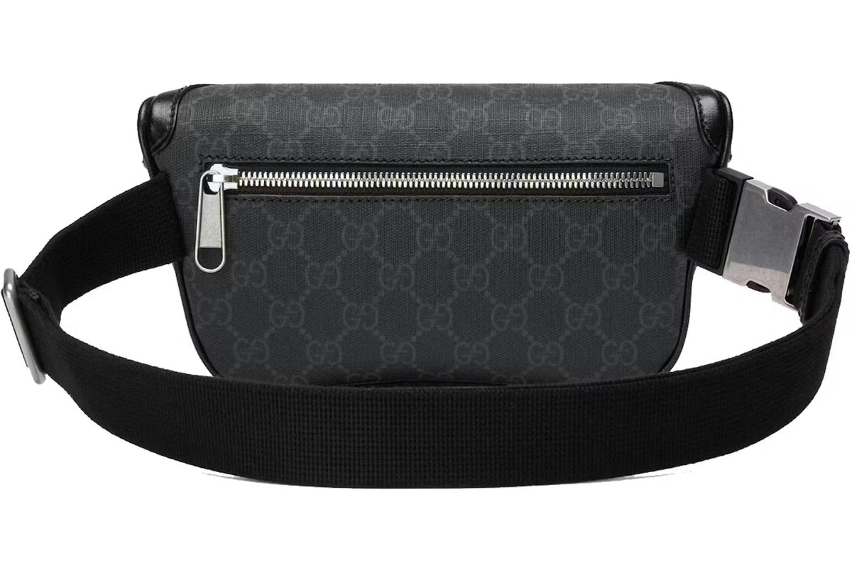 Gucci GG Supreme Interlocking G Belt Bag – Black