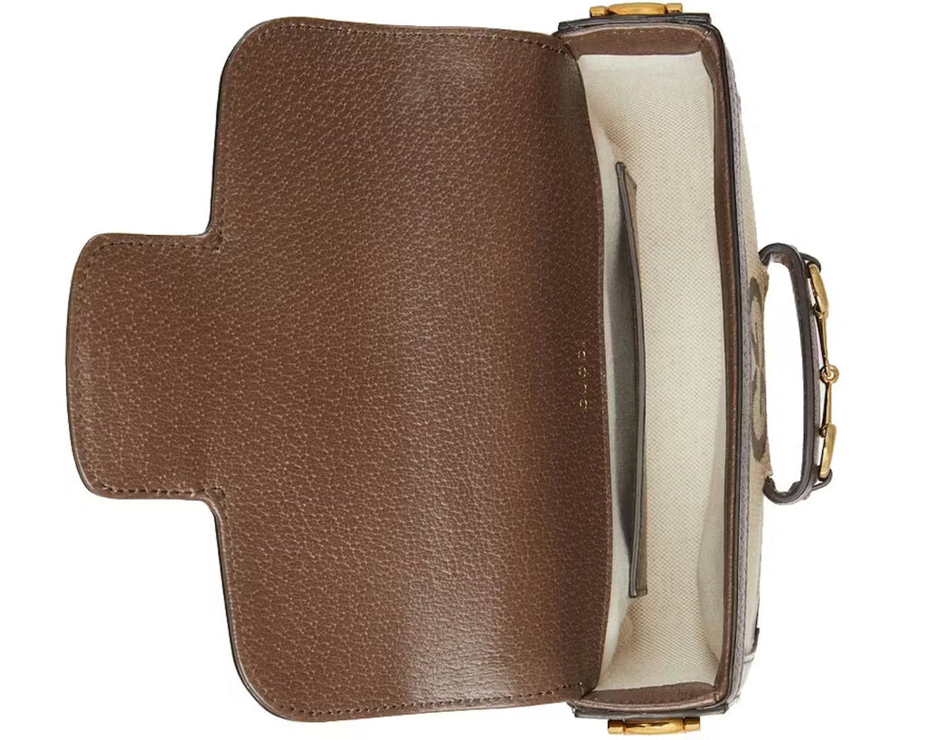 Gucci Horsebit 1955 Jumbo GG Mini Crossbody Bag – Brown