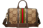 Gucci Jumbo GG Canvas Duffle Bag – Brown