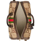 Gucci Jumbo GG Canvas Duffle Bag – Brown