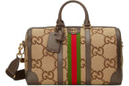 Gucci Jumbo GG Canvas Duffle Bag – Brown