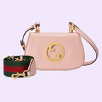 Gucci Blondie Mini Leather Crossbody Shoulder Bag – Pink