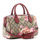Gucci GG Supreme Blooms Top Handle Boston Bag – Brown