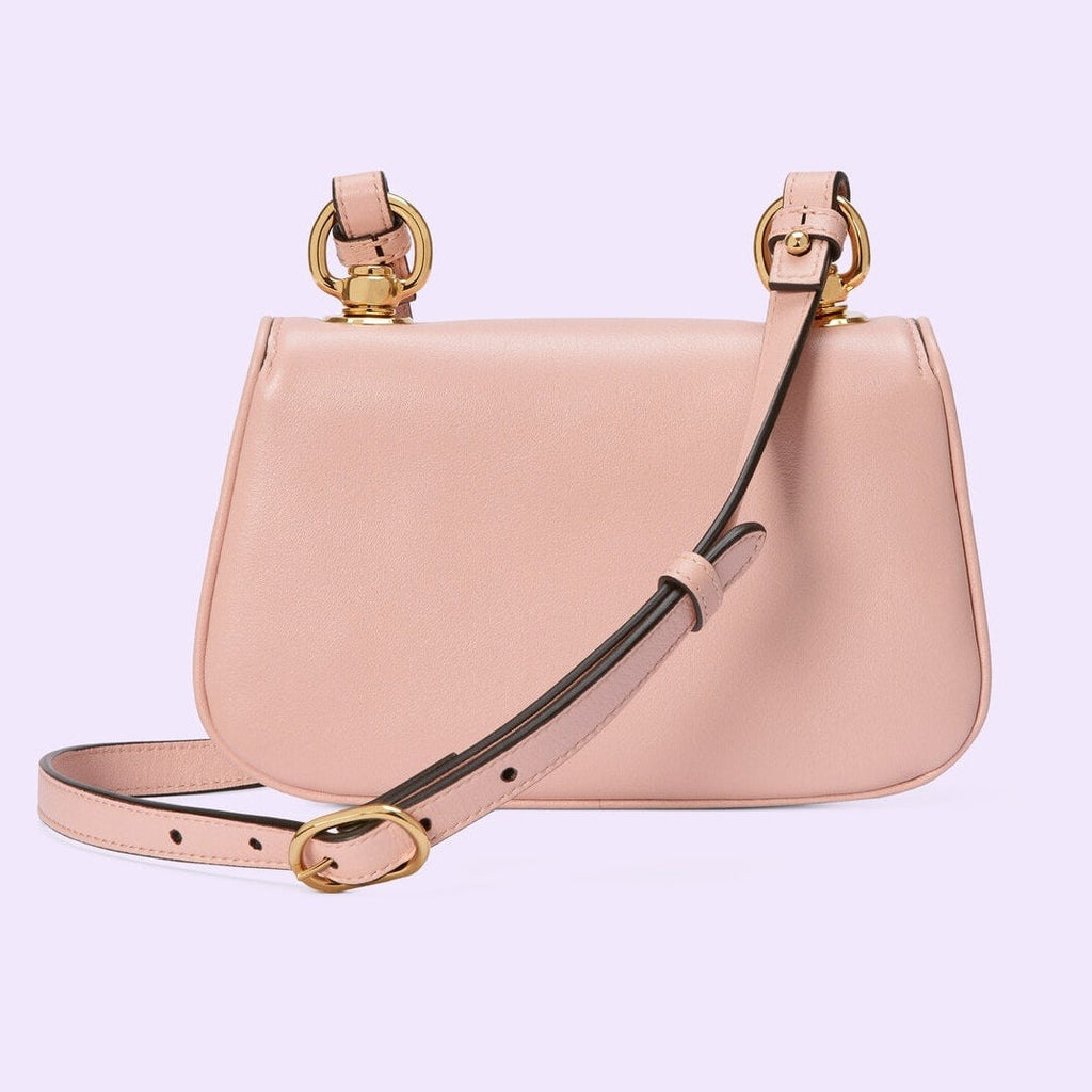 Gucci Blondie Mini Leather Crossbody Shoulder Bag – Pink