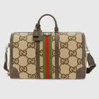 Gucci Jumbo GG Canvas Duffle Bag – Brown
