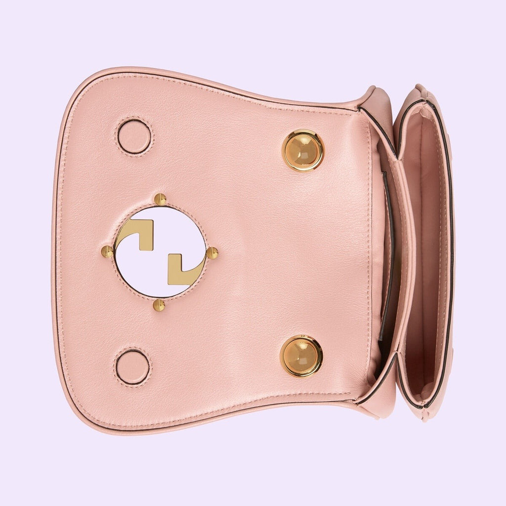 Gucci Blondie Mini Leather Crossbody Shoulder Bag – Pink