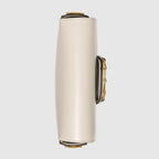 Gucci Horsebit 1955 Small Leather Shoulder Bag – White