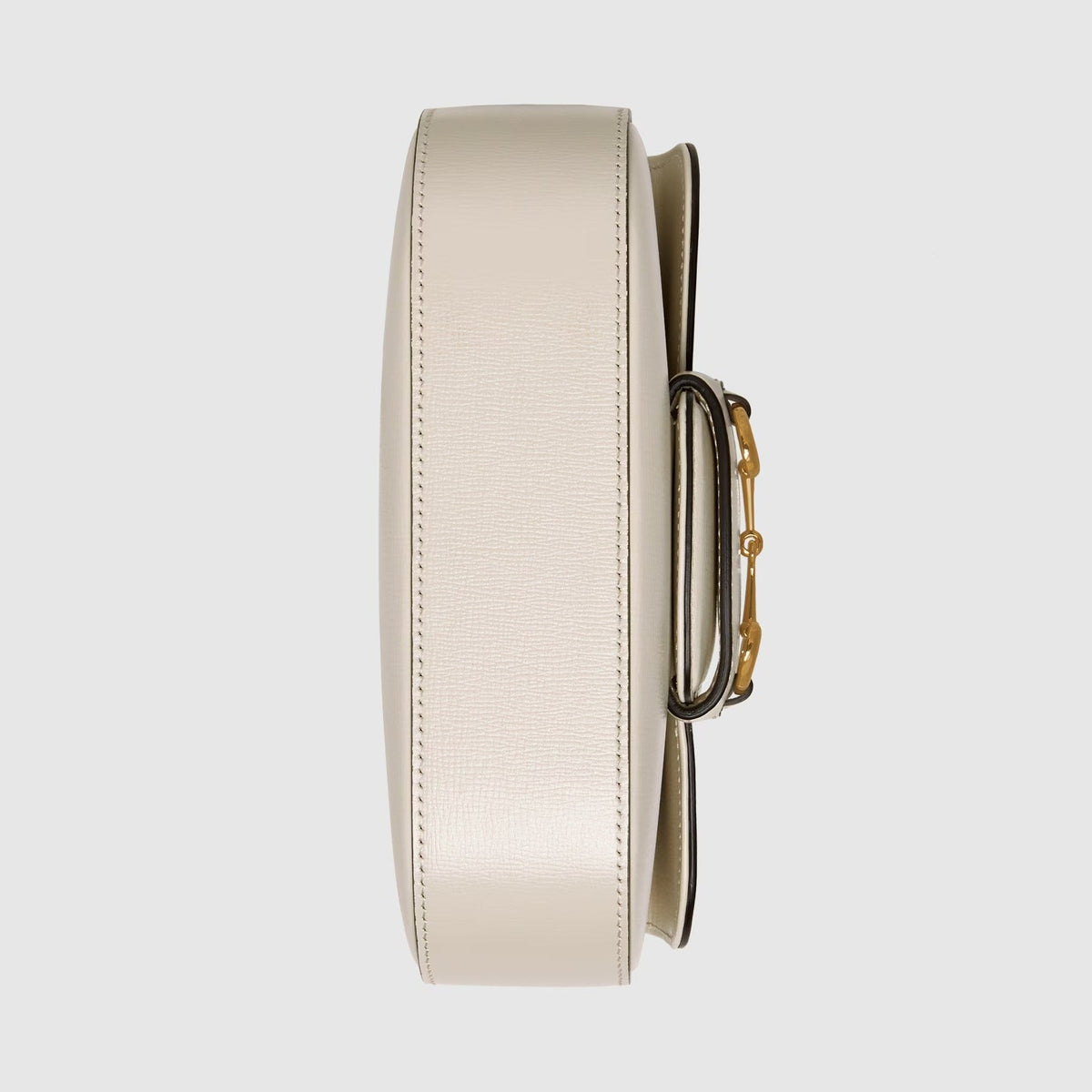 Gucci Horsebit 1955 Small Leather Shoulder Bag – White