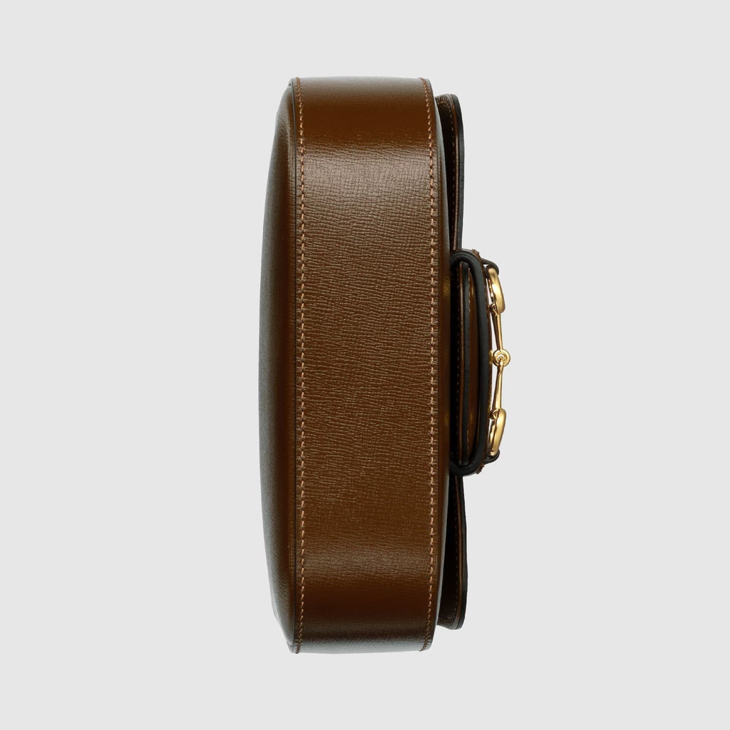Gucci Horsebit 1955 Small Leather Shoulder Bag – Brown