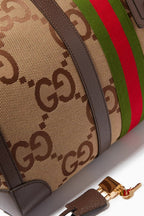 Gucci Jumbo GG Canvas Duffle Bag – Brown