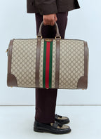 Gucci GG Supreme Canvas Savoy Large Duffle Bag – Beige