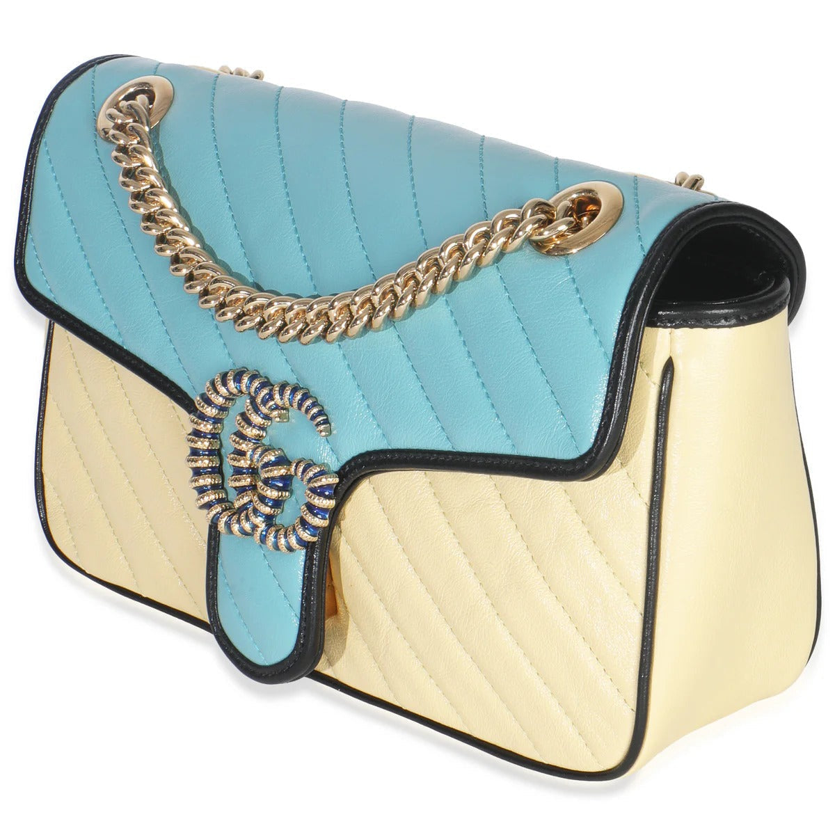 Gucci GG Marmont Small Shoulder Bag – Blue