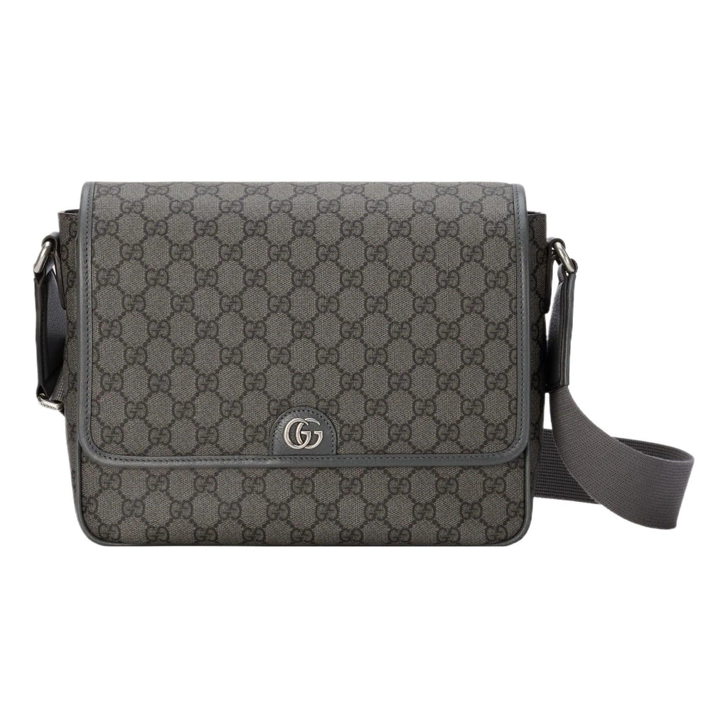 Gucci GG Supreme Canvas Medium Ophidia Messenger Bag – Grey