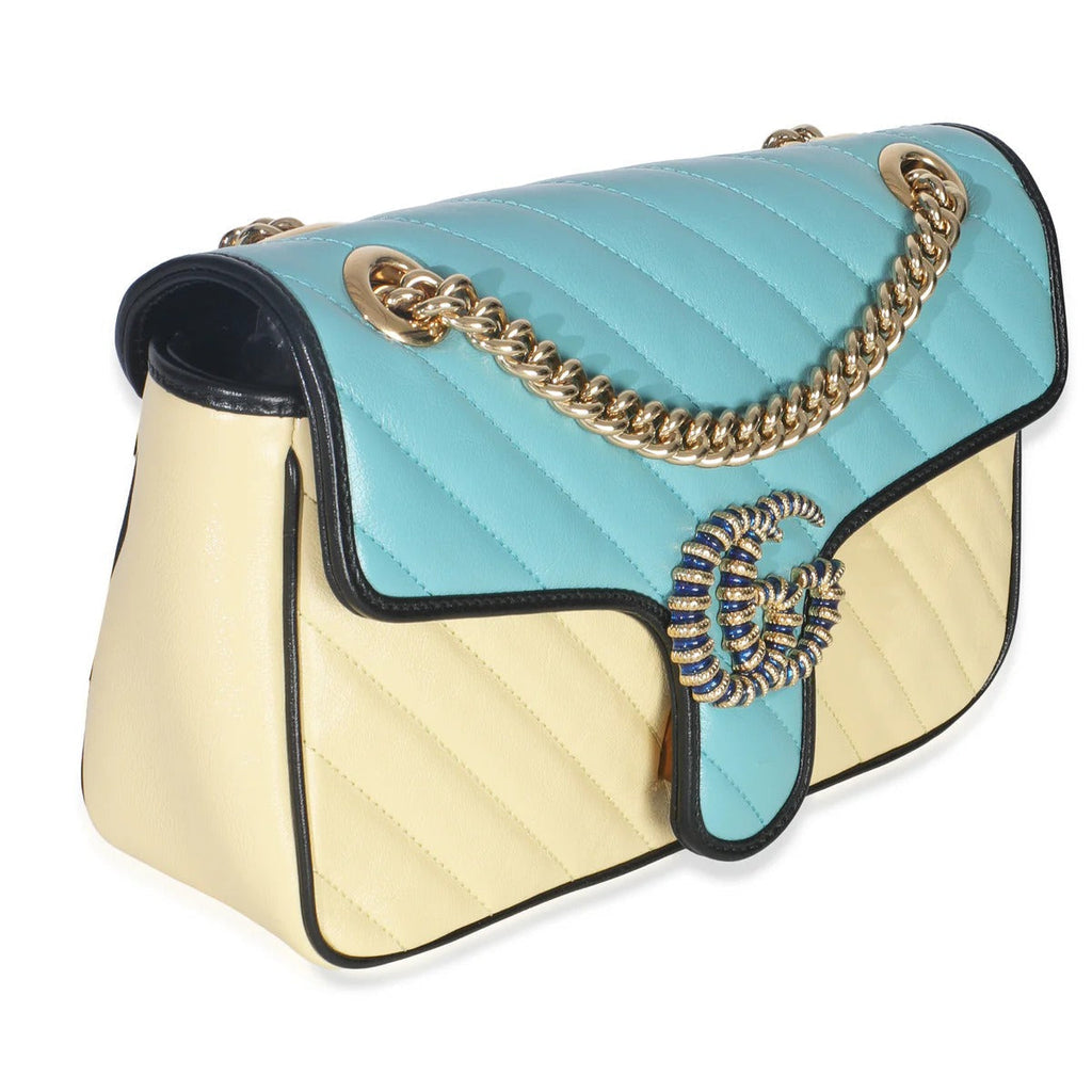 Gucci GG Marmont Small Shoulder Bag – Blue