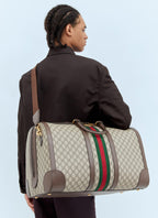 Gucci GG Supreme Canvas Savoy Large Duffle Bag – Beige