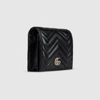 Gucci GG Marmont Card Case Wallet – Black