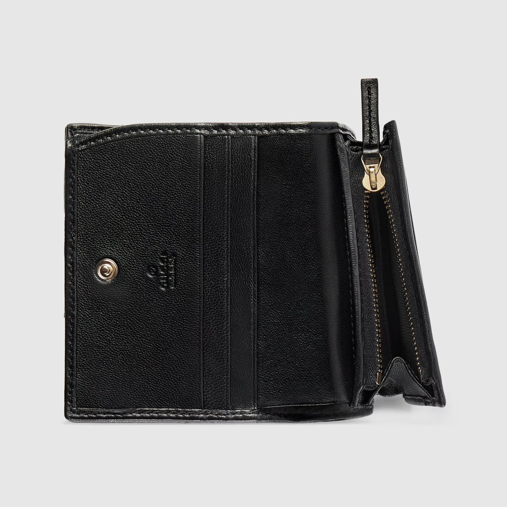 Gucci GG Marmont Card Case Wallet – Black