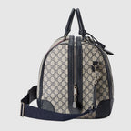 Gucci GG Supreme Canvas Large Savoy Duffle Bag - Blue
