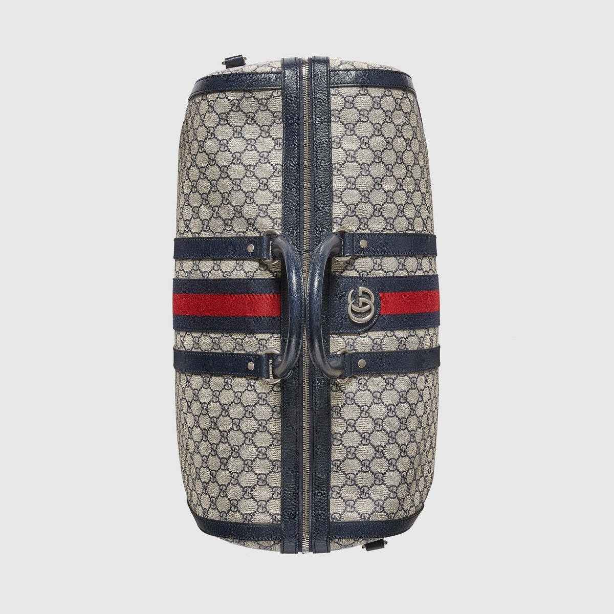 Gucci GG Supreme Canvas Large Savoy Duffle Bag - Blue