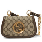 Gucci Blondie Mini GG Supreme Canvas Shoulder Bag – Beige