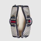 Gucci GG Supreme Canvas Large Savoy Duffle Bag - Blue