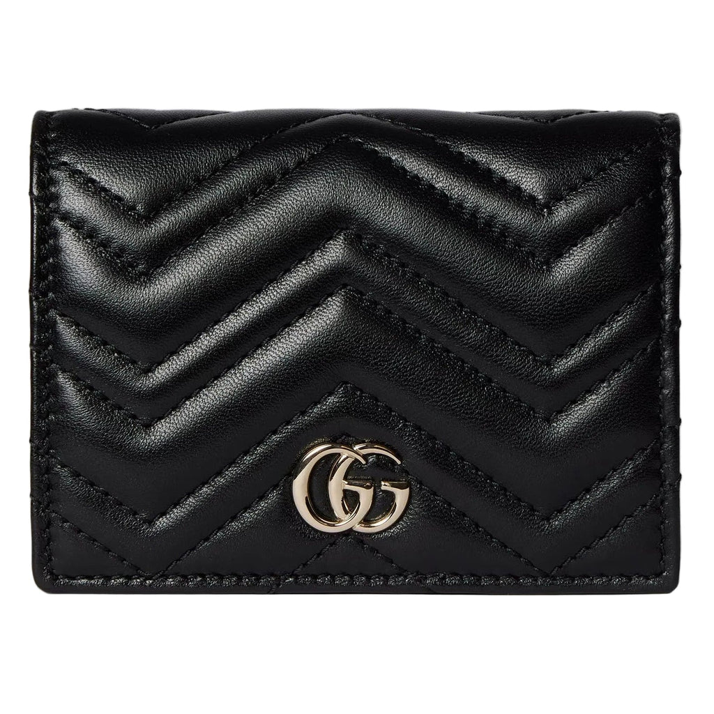 Gucci GG Marmont Card Case Wallet – Black