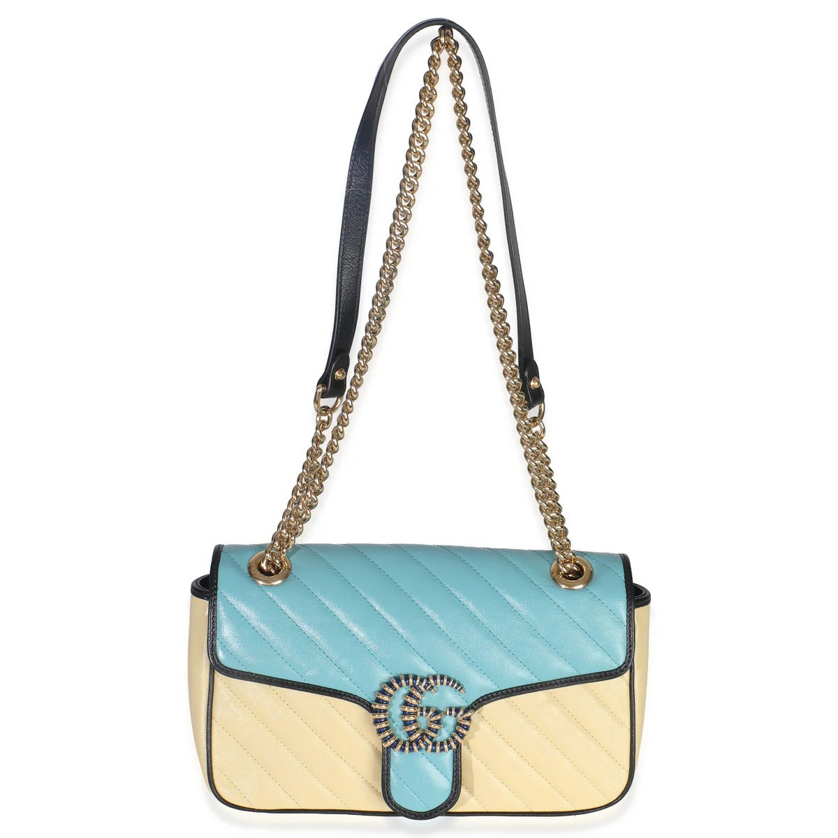 Gucci GG Marmont Small Shoulder Bag – Blue