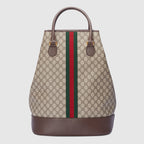 Gucci Signature GG Canvas Savoy Duffle Bag – Beige