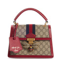 Gucci GG Supreme Canvas Queen Margaret Handbag –  Red