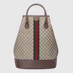 Gucci Signature GG Canvas Savoy Duffle Bag – Beige