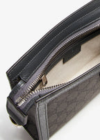 Gucci GG Supreme Ophidia Mini Clutch Crossbody Bag – Grey
