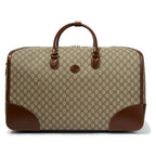 Gucci GG Supreme Canvas Interlocking G Duffle Bag – Brown