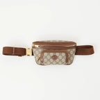 Gucci Interlocking GG Supreme Canvas Belt Bag – Beige & Brown