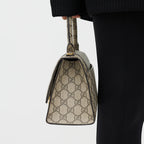 Gucci x Balenciaga The Hacker Project Small Canvas Hourglass Shoulder Bag – Beige